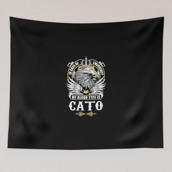 Item preview, Cato Name T Shirt - In Case Of Emergency My Blood Type Is Cato  Gift Item Tee designed and sold by artiagasonya.
