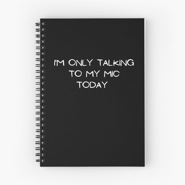 Item preview, Voice Over - Only Talking To My Mic Today designed and sold by LoudLizzy.