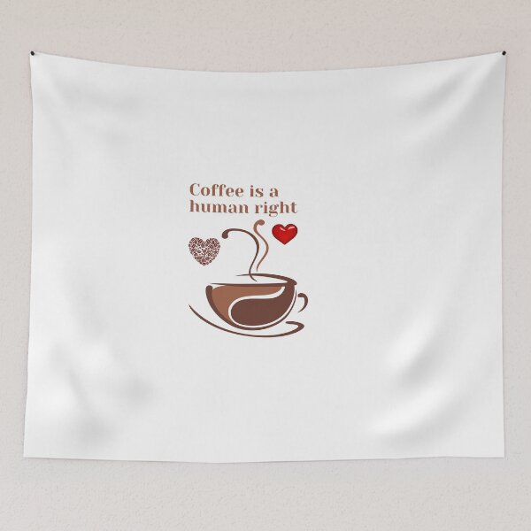 Item preview, coffee is a human right coffee coffee lovers designed and sold by Tshirtk.