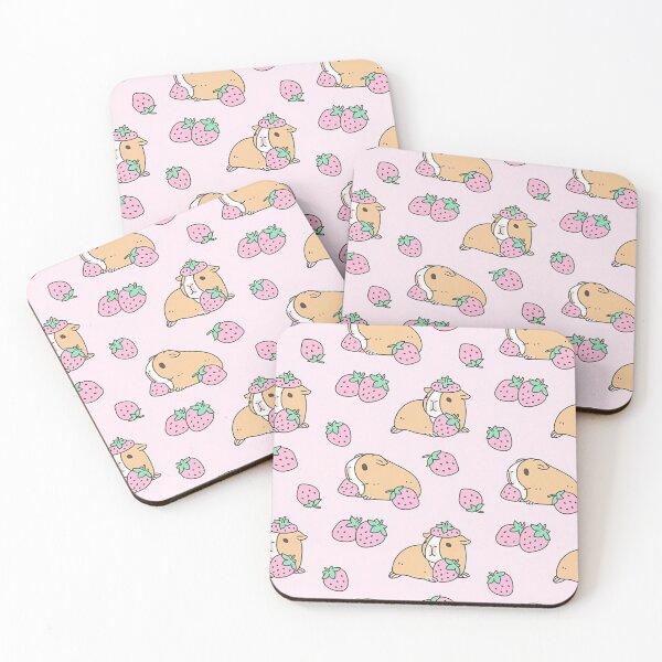 Item preview, Cute Guinea Pigs Strawberries  designed and sold by SisileeGift.