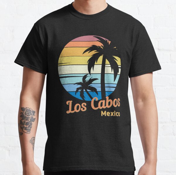 Los Cabos,Los Cabos Vintage Sunset, Los Cabos Mexico Sunrise, Beach Lifestyle, Ocean Waves,Tropical Vacation Classic T-Shirt