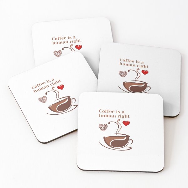 Item preview, coffee is a human right coffee coffee lovers designed and sold by Tshirtk.