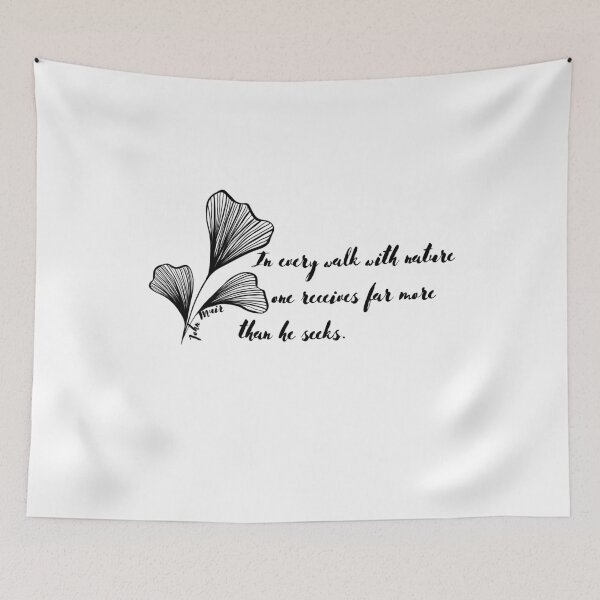 Item preview, Walk With Nature | John Muir designed and sold by ArtistVenus.