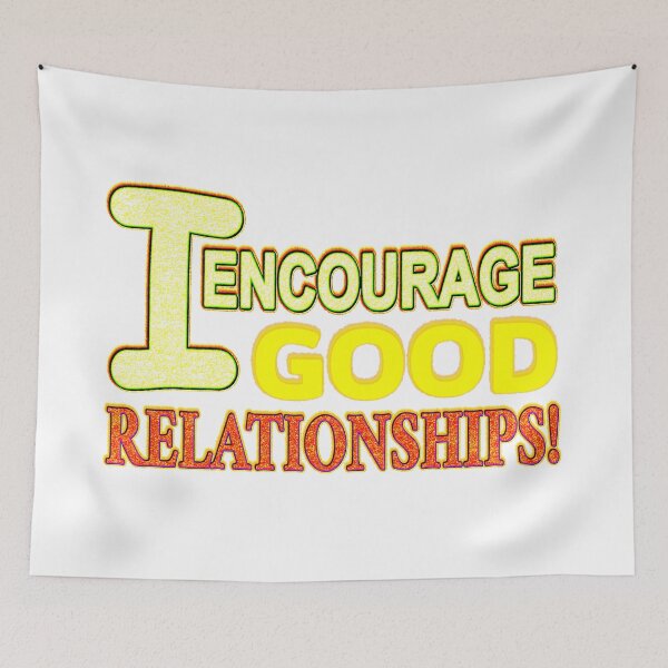 Item preview, Cute Expression Artwork Design "GOOD RELATIONSHIPS". Buy Now designed and sold by Health And Fitness Posts e-Store.
