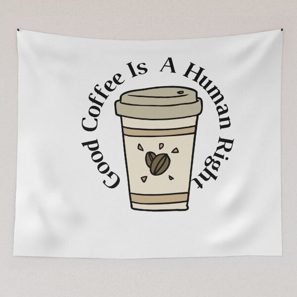 Item preview,  Good Coffee Is half human half coffee designed and sold by Alexa5454.