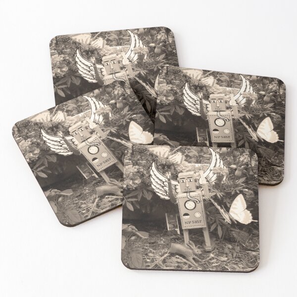 Item preview, Winged Robot, Rabbit, and Butterfly  designed and sold by DBMenagerie.