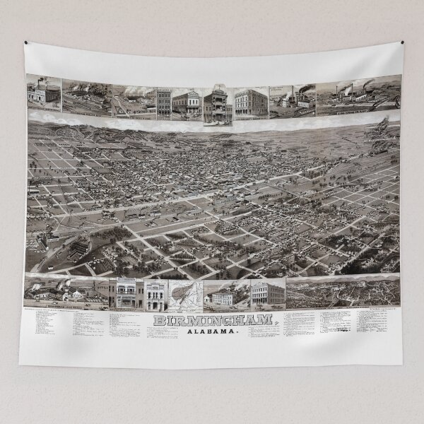 Item preview, Birmingham - Alabama - 1885 designed and sold by paulrommer.