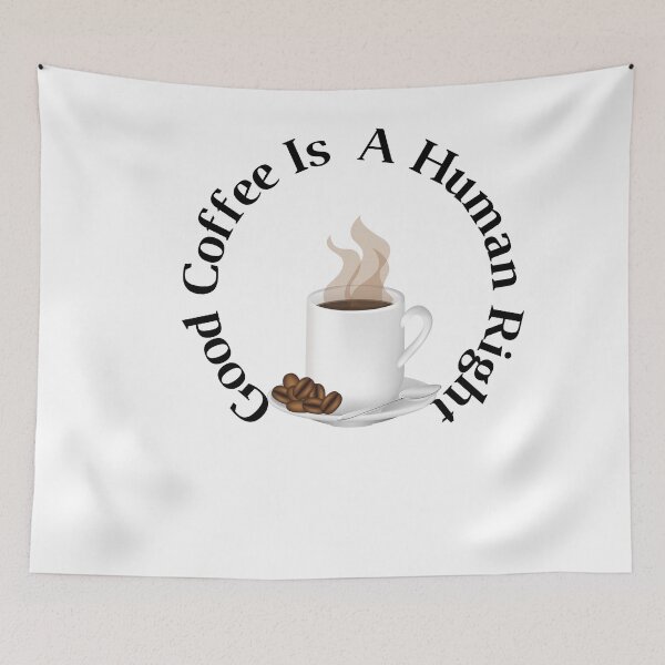 Item preview,  Good Coffee Is half human half coffee designed and sold by Alexa5454.