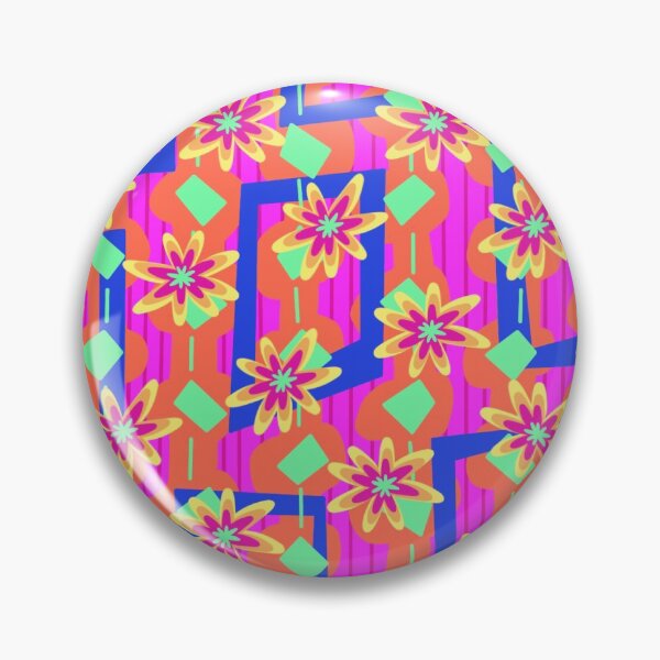 Item preview, Mid-Century Modern Flowers designed and sold by HGoldenDesign.
