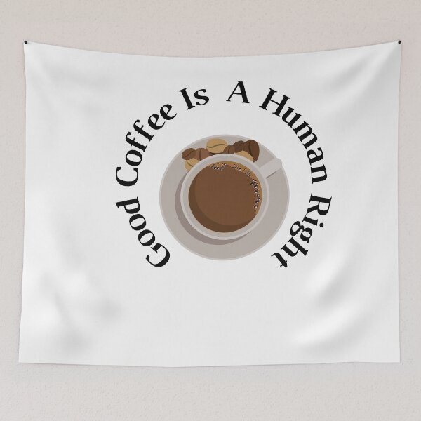 Item preview,  Good Coffee Is half human half coffee designed and sold by Alexa5454.
