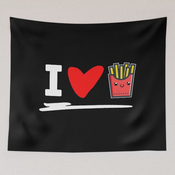 Item preview, Funny I Heart French Fries Kawaii Love for French Fries designed and sold by wingstar.