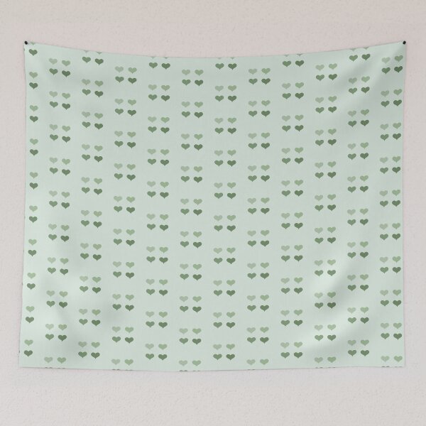 Item preview, Sage Green Hearts designed and sold by ViviTV.