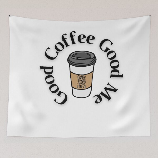 Item preview,  Good Coffee Is half human half coffee designed and sold by Alexa5454.