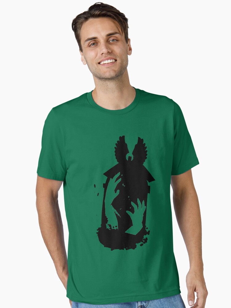 Thumbnail 2 of 7, Essential T-Shirt, Jazzy Zombie Hands designed and sold by CptPhoenix.