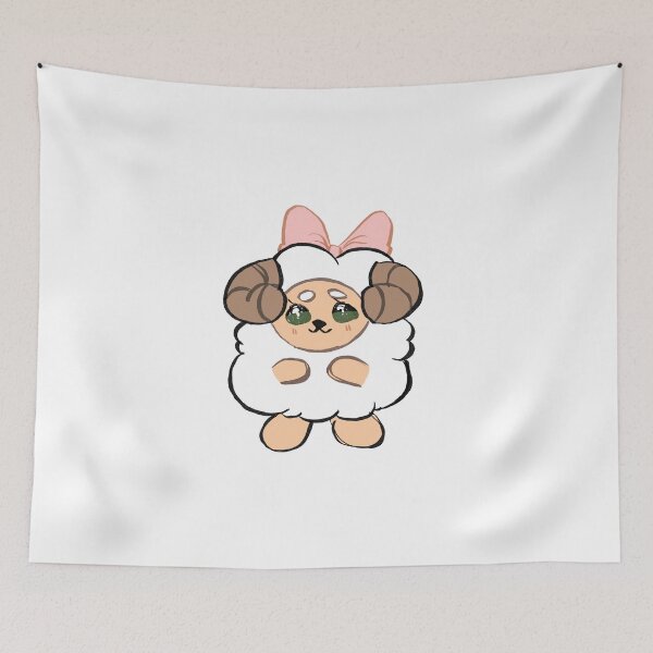 Item preview, Soft Pastel Kawaii Hachichimitsu the Expressive Sheep Standard Design designed and sold by Hachichimitsu.