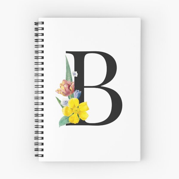 Item preview, Split Floral Letter Monogram | Personalized Flower Letter B designed and sold by BeeMeCreative.