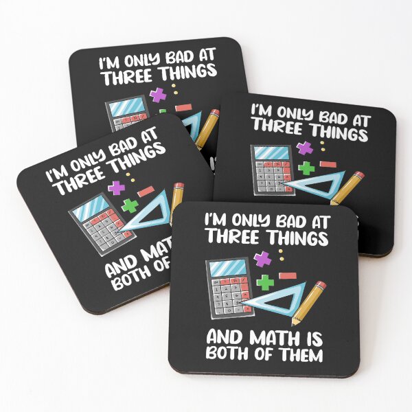 Item preview, I'm Only Bad At Three Things And Math Is Both Of Them - Funny Math Student Tshirt designed and sold by 5lav.