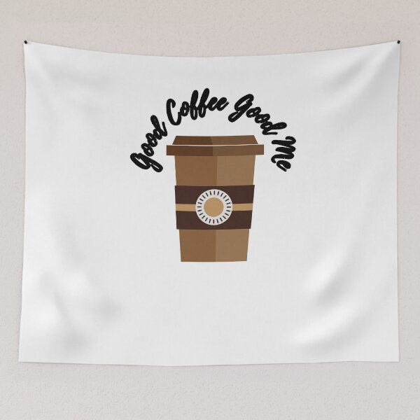 Item preview,   Good Coffee Good Me  half human half coffee designed and sold by Alexa5454.