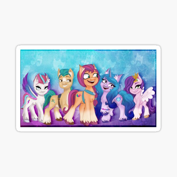 Item preview, Generation 5 Group Drawing With Earth Pony Sunny designed and sold by Piercethefork.