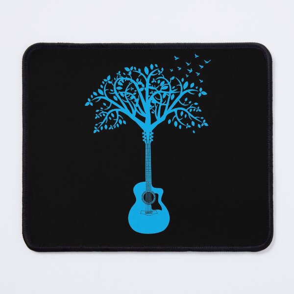 Item preview, Acoustic Guitar Tree Blue designed and sold by nightsworthy.