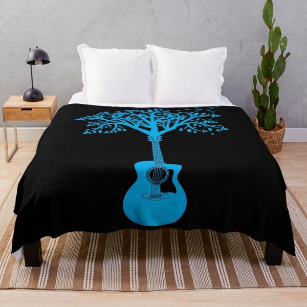 Item preview, Acoustic Guitar Tree Blue designed and sold by nightsworthy.