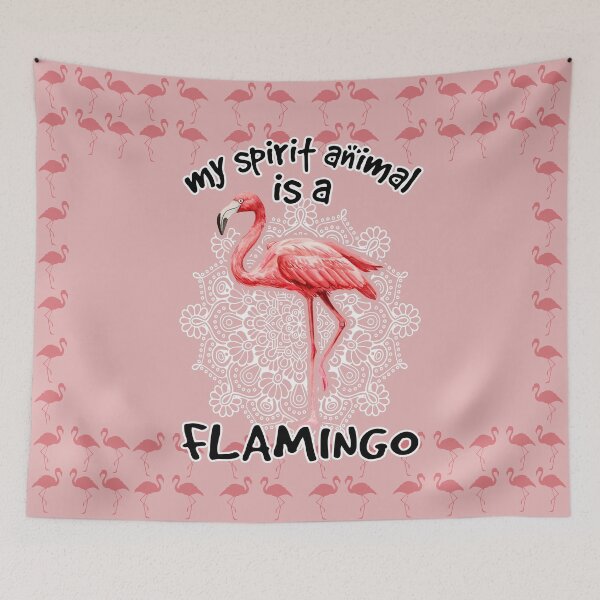 Item preview, Funny My Spirit Animal Is A Flamingo  designed and sold by SisileeGift.