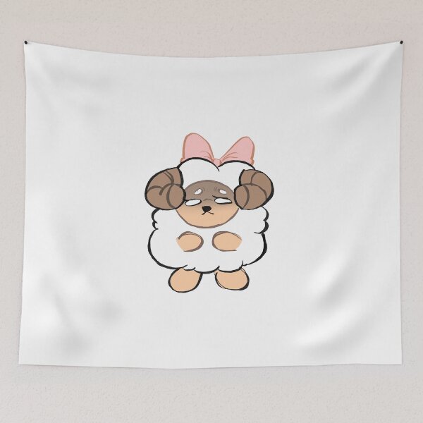 Item preview, Soft Pastel Kawaii Hachichimitsu the Expressive Sheep Disappointed Design designed and sold by Hachichimitsu.