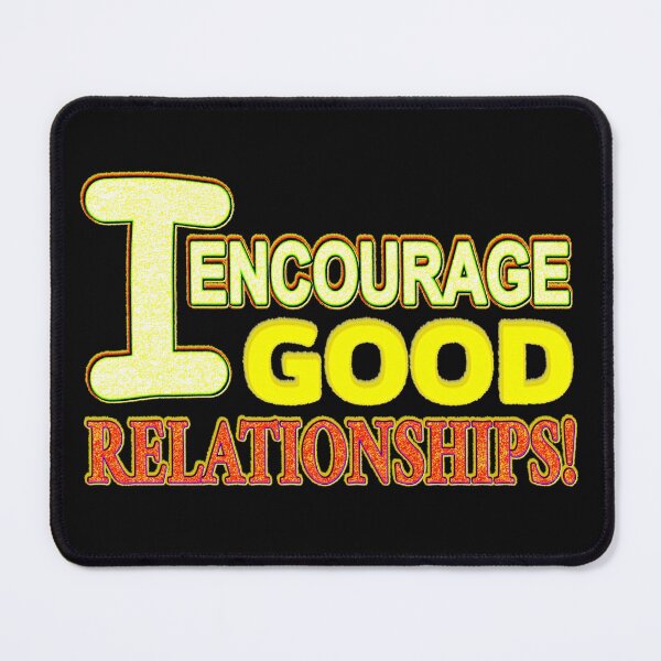 Item preview, Cute Expression Artwork Design "GOOD RELATIONSHIPS". Buy Now designed and sold by Health And Fitness Posts e-Store.