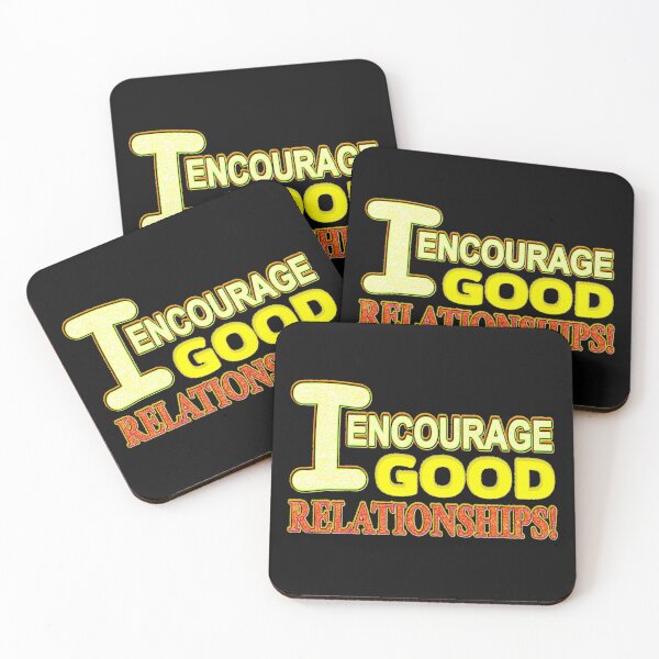 Item preview, Cute Expression Artwork Design "GOOD RELATIONSHIPS". Buy Now designed and sold by Health And Fitness Posts e-Store.