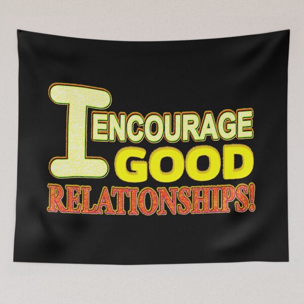 Item preview, Cute Expression Artwork Design "GOOD RELATIONSHIPS". Buy Now designed and sold by Health And Fitness Posts e-Store.