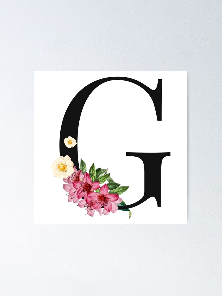 Spring's in Bloom- Monogram Floral Letter