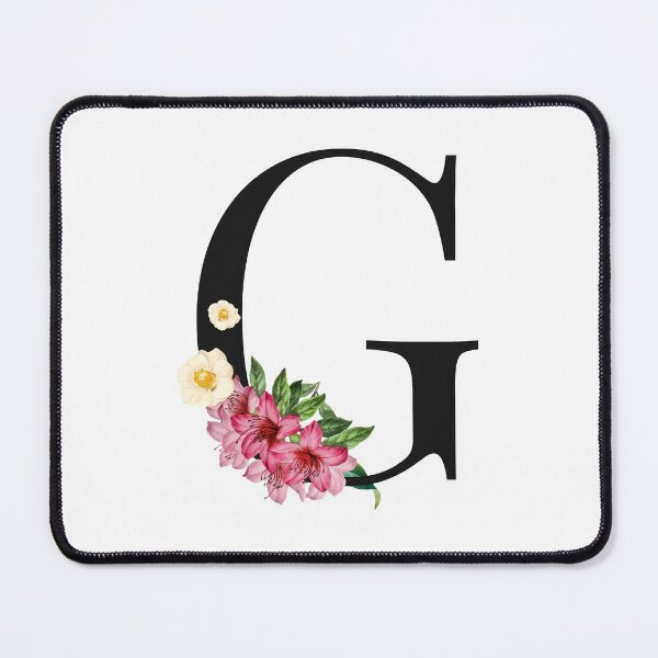 Item preview, Split Floral Letter Monogram | Personalized Flower Letter G designed and sold by BeeMeCreative.
