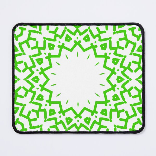 Item preview, Gypsy Portal Mandala in Green on White designed and sold by AlteredAtelier.
