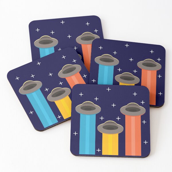 Item preview, Three UFOs in Space Travel among the Stars designed and sold by AlasAHintStudio.