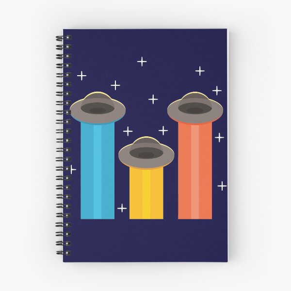 Item preview, Three UFOs in Space Travel among the Stars designed and sold by AlasAHintStudio.