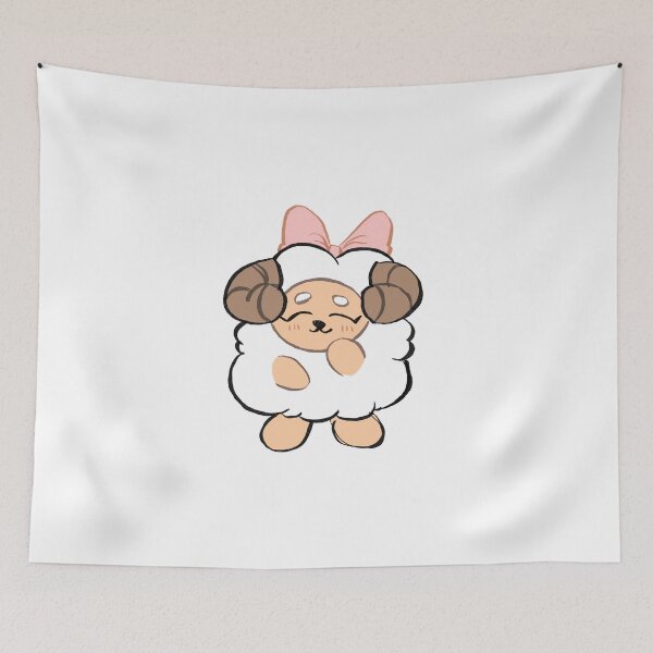 Item preview, Soft Pastel Kawaii Hachichimitsu the Expressive Sheep Playful Design designed and sold by Hachichimitsu.