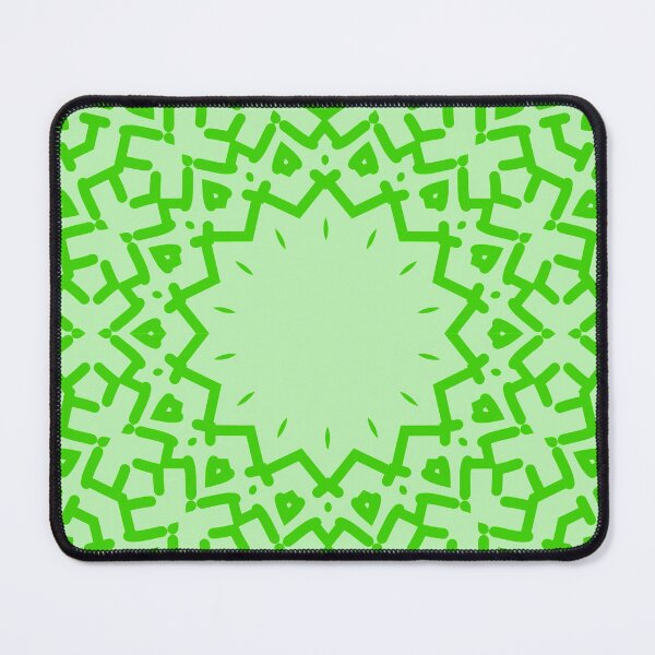 Item preview, Gypsy Portal Mandala in Green on Light Green designed and sold by AlteredAtelier.