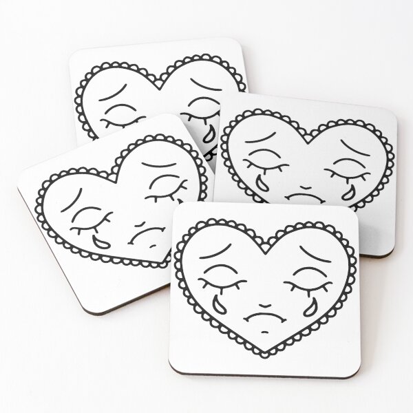Item preview, Sad Tearful Crying Heart designed and sold by HannahJMakesArt.