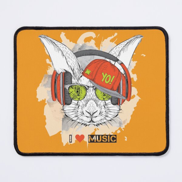 Item preview, Rabbit, I Love Music designed and sold by jothi-designers.