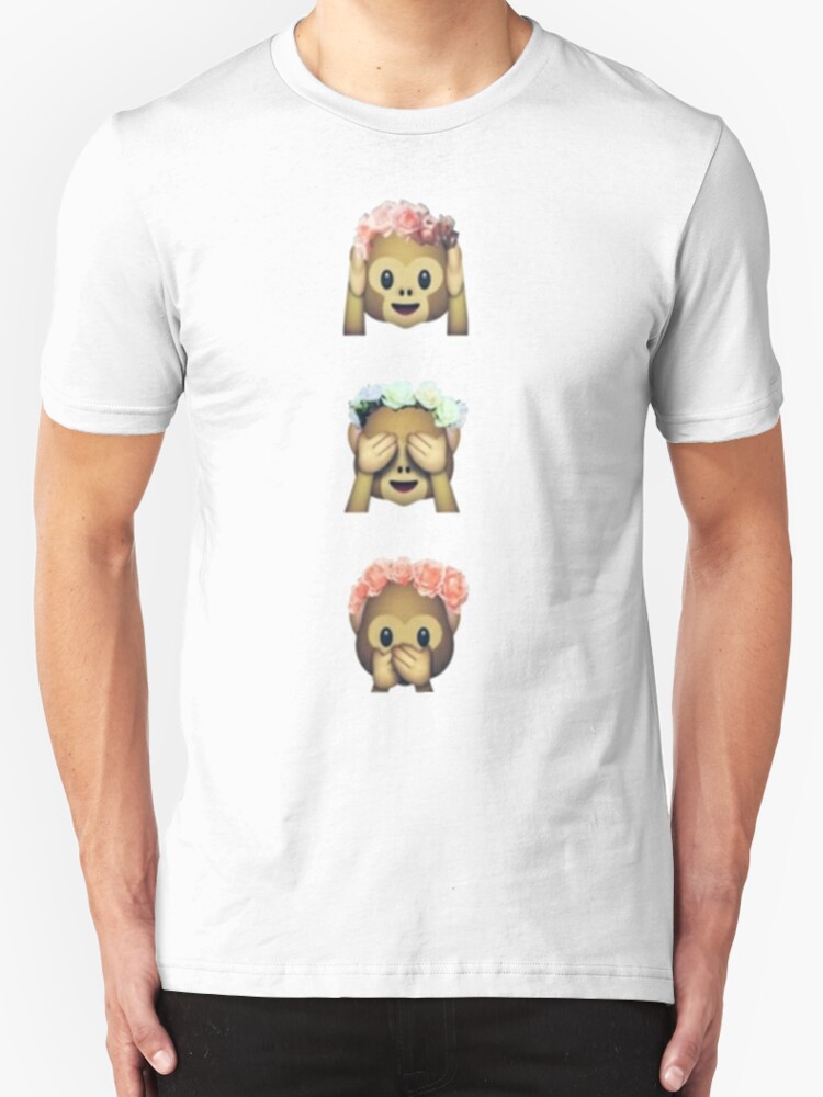monkey emoji shirt