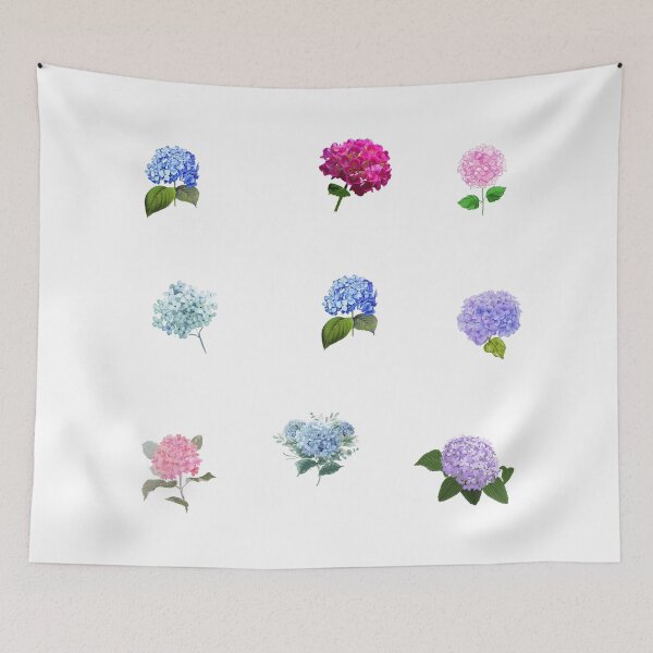 Item preview, Mixed Multicolor Hydrangea Flowers designed and sold by silviaol.