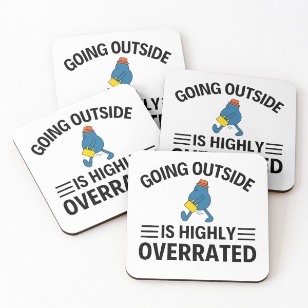 Item preview, Going Outside Is Highly Overrated Introverted - Funny Quotes  designed and sold by chetan786.