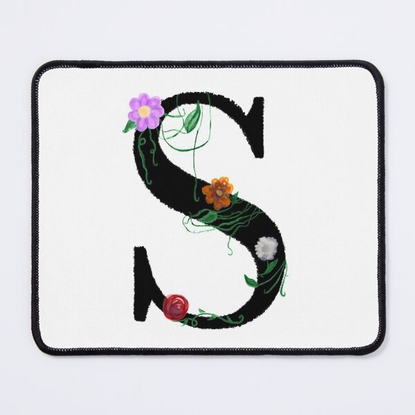 Item preview, Monograma de la Letra S con Flores designed and sold by StudioEMC.