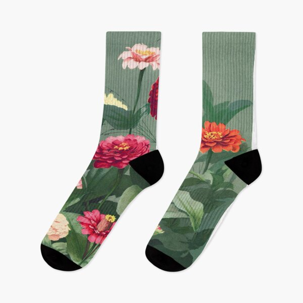 Aperçu de l'œuvre Fleurs rouges et roses vintage créée et vendue par bookishneighbor.