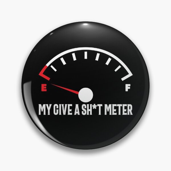 Item preview, Empty Give A Shit Meter Men's Slogan Don't Give A Shit Gear designed and sold by DynamicDesign.