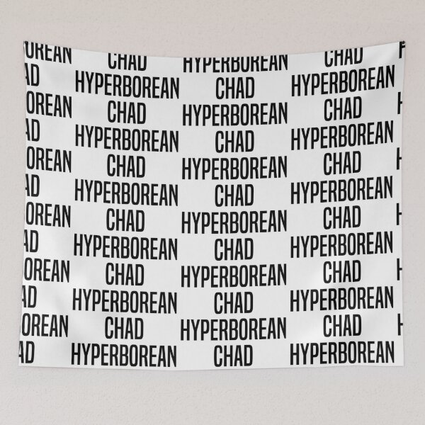 Item preview, Copy of Hyperborean Chad Meme Blk. Text designed and sold by Trytar.