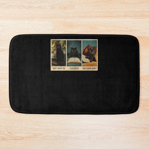 Item preview, Black Cat Reading That's What I Do i read books and i know things designed and sold by SimonsonNuala.