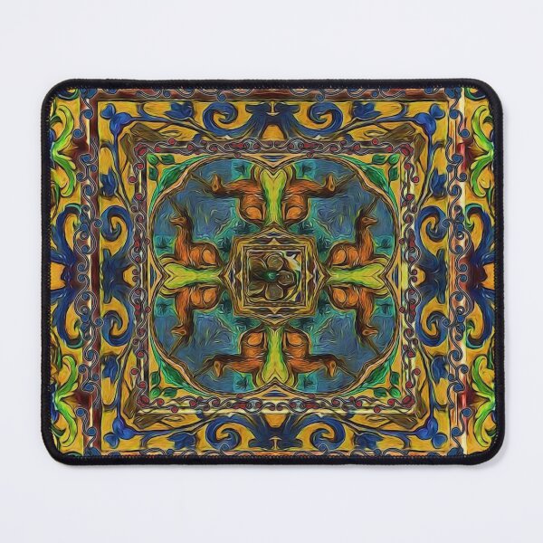 Item preview, Medieval Kaleidoscope With Unicorns designed and sold by bloomingvine.