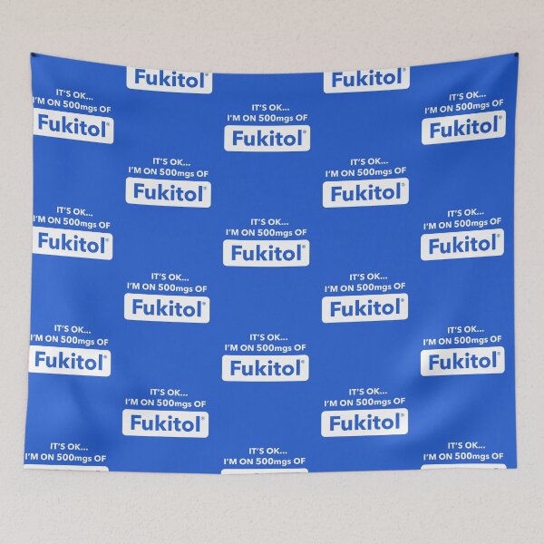Artikelvorschau, Es ist okay, ich nehme 500 mg Fukitol entworfen und verkauft von Yipptee Shirts.