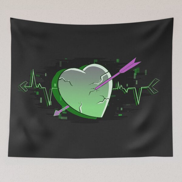 Item preview, A Cracked Heart designed and sold by Stickiezblue.